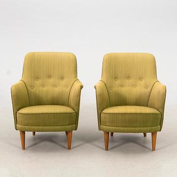 Carl Malmsten, fåtöljer ett par "Samsas", 1900-talets andra hälft.