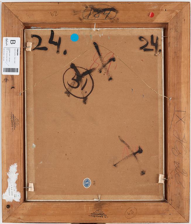 Sigrid Hjertén, "Isaac painting" (Isaac målar).