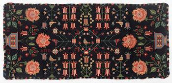 Åkdyna, korsstygnsbroderi, daterad 1817.