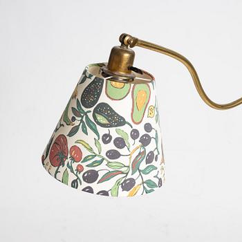 Josef Frank, an adjustable floor lamp model "G 2486/2", Firma Svenskt Tenn, 1940s-50s.