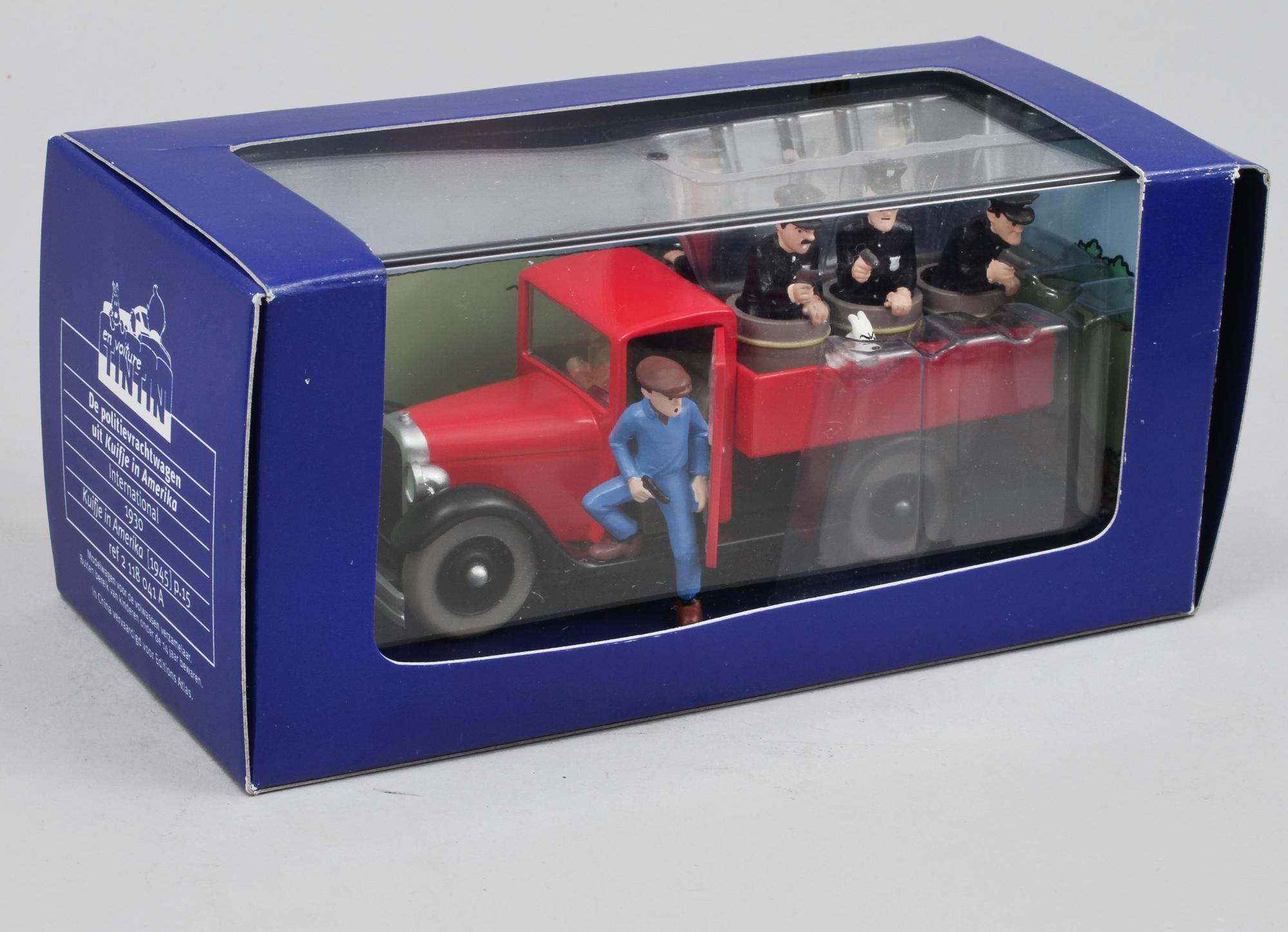 LEKSAKSBILAR, 18 st, "En voiture Tintin", Moulinsart, 2000-tal.