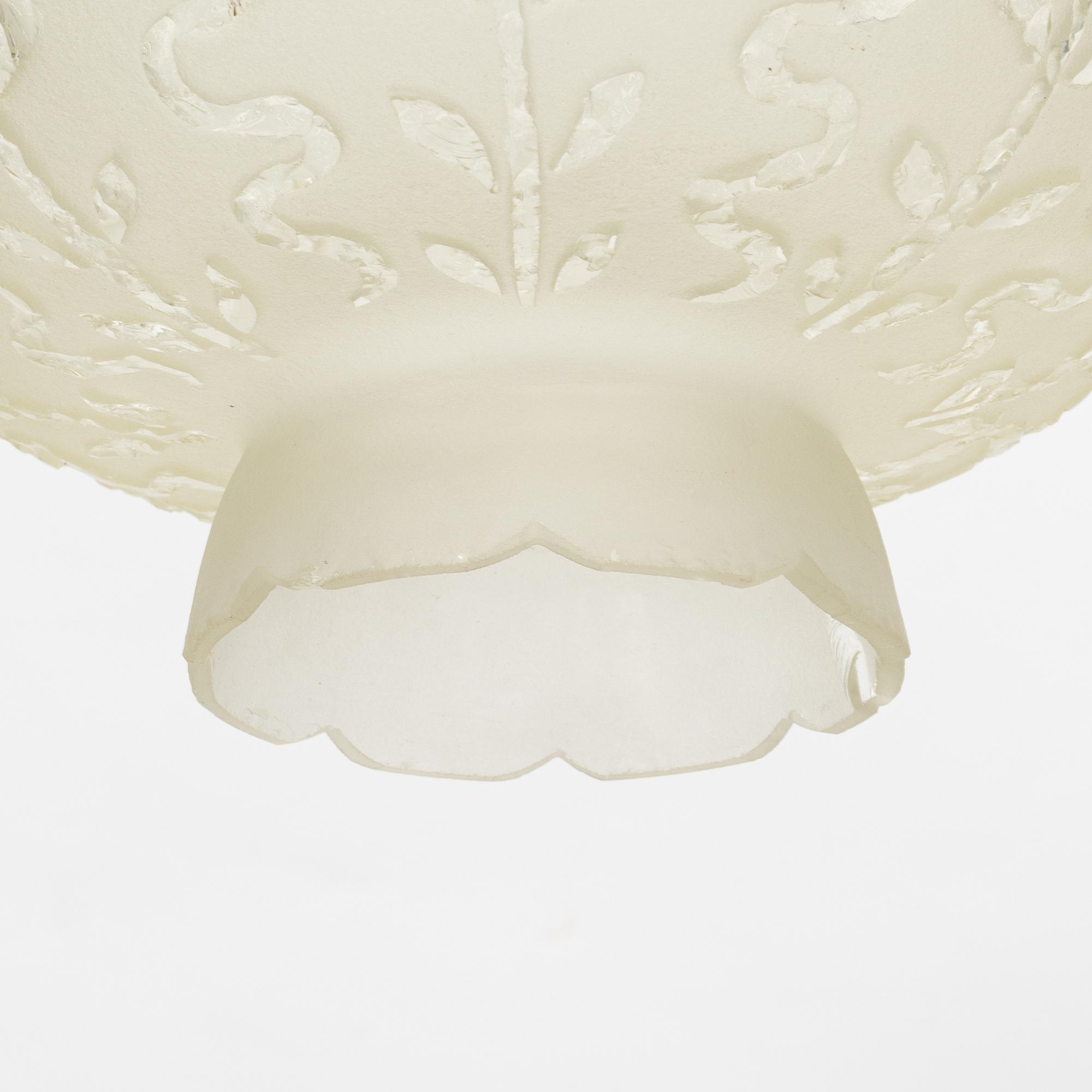 A pair of Swedish Modern ceiling lamps, 1940's.