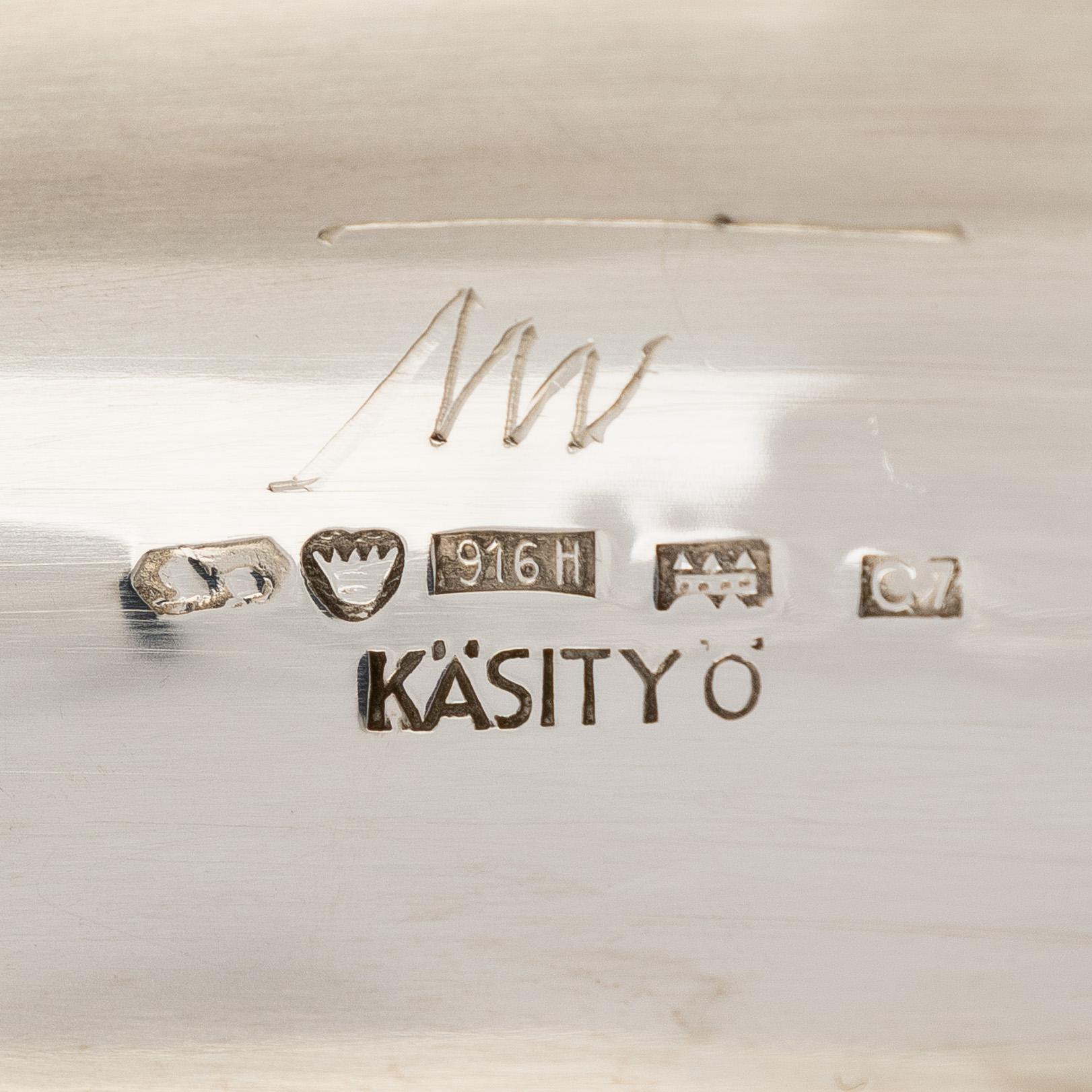 Tapio Wirkkala, a silver bowl TW 9, Kultakeskus, Hämeenlinna, Finland 1956.