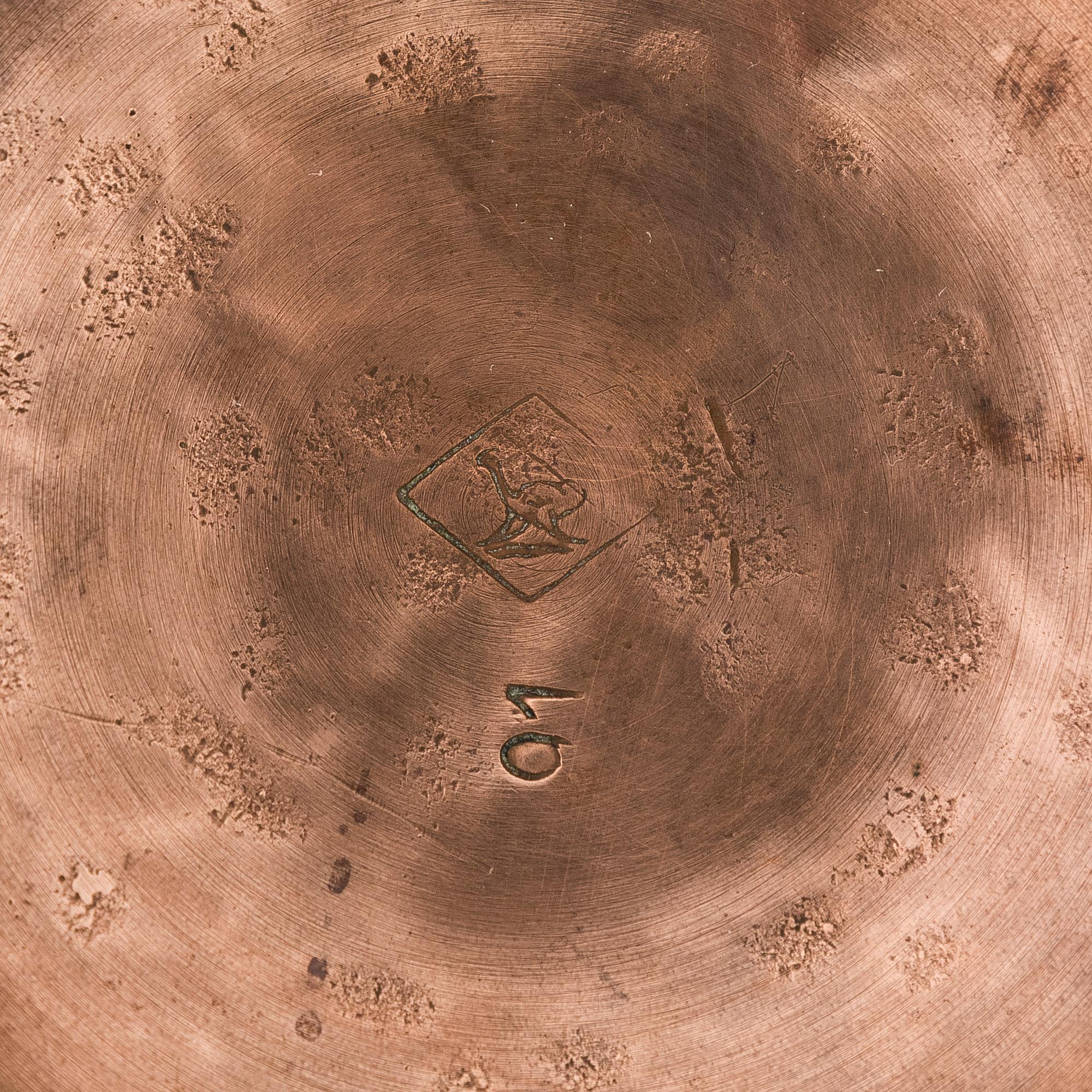 An early 20th century champagnecooler for WMF, Württembergische Metallwarenfabrik, Germany.