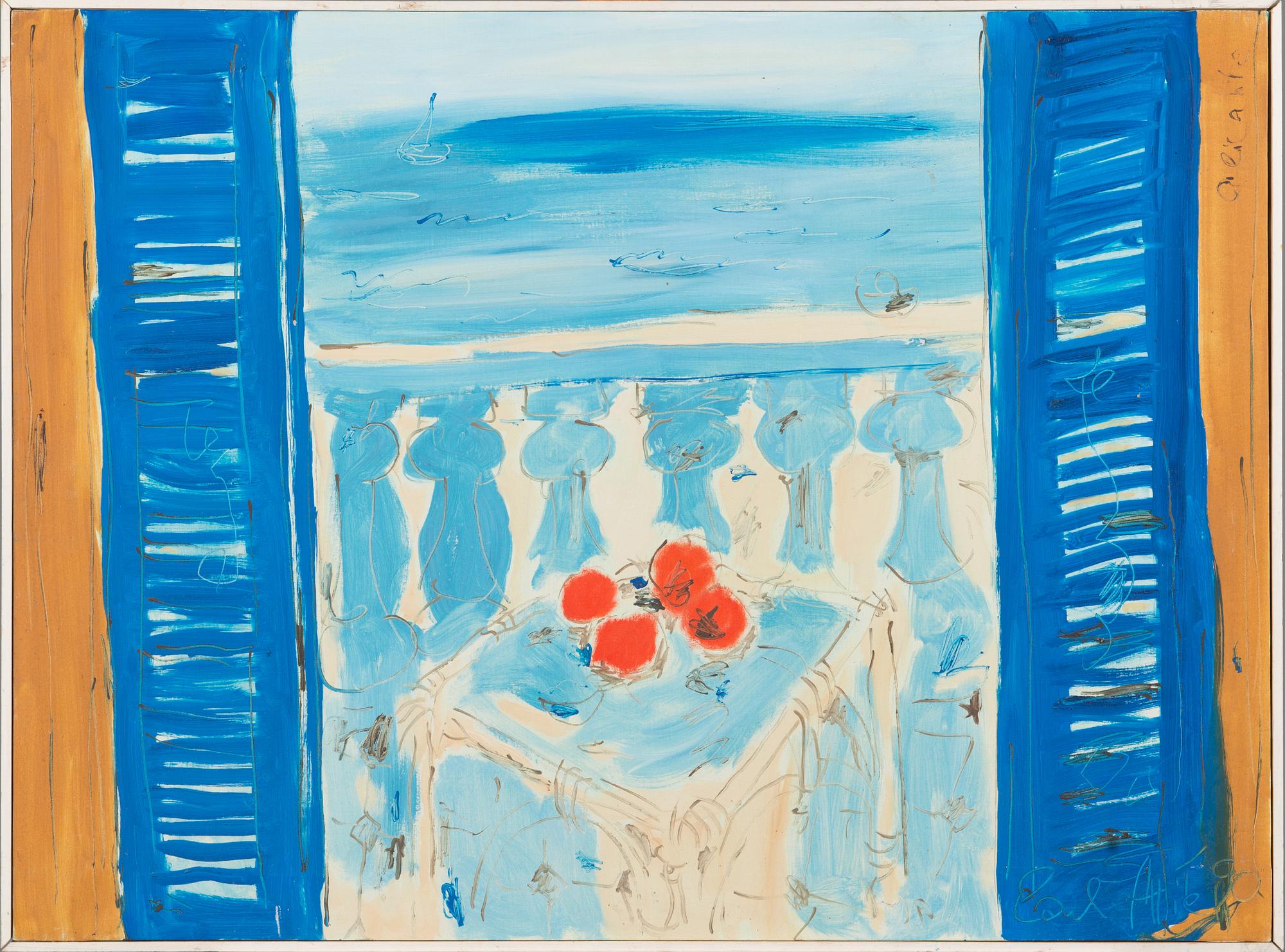 PAUL ALLIK, oil on canvas, signed and dated -90.
