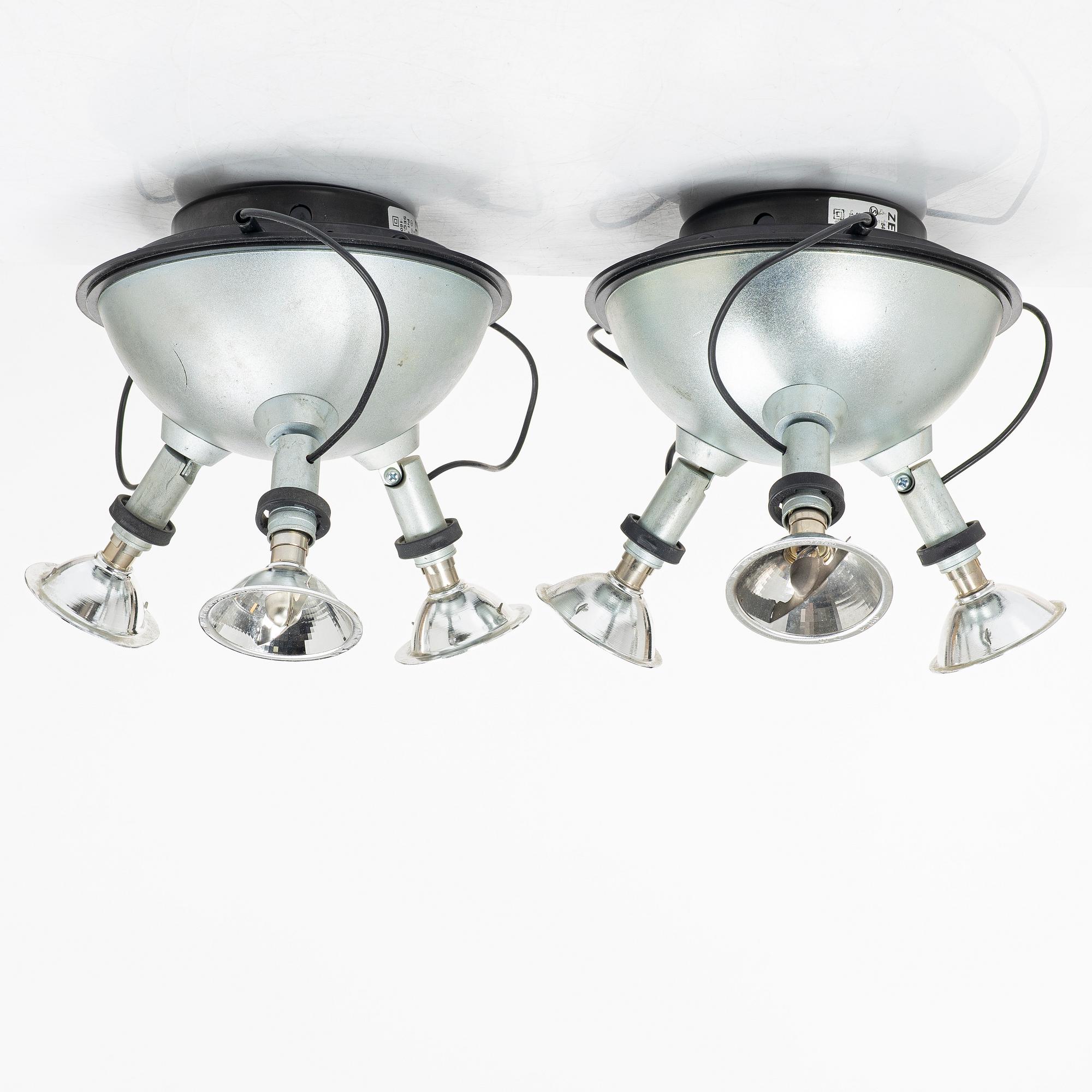 Bengt Källgren & Per Sundstedt, taklampor, ett par, "Trix Transformator", Zero.