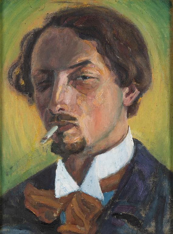 Sigurd Bernholm, Self portrait.