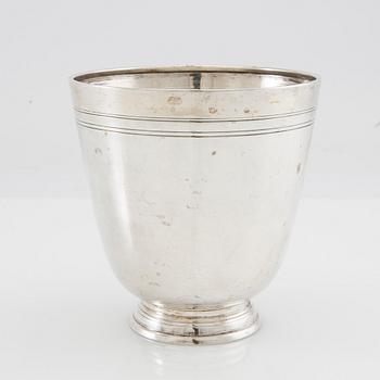 WA Bohlin vas/skål silver Stockholm 1931.