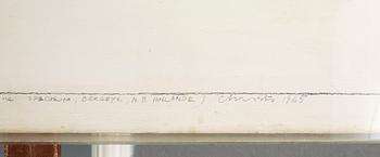 Christo & Jeanne-Claude, "Deux chaisses eBt table" (Projet d'après model de Masy's 1963 pour l'usine Spectrum, Bergeyk, N.B. Hollande).