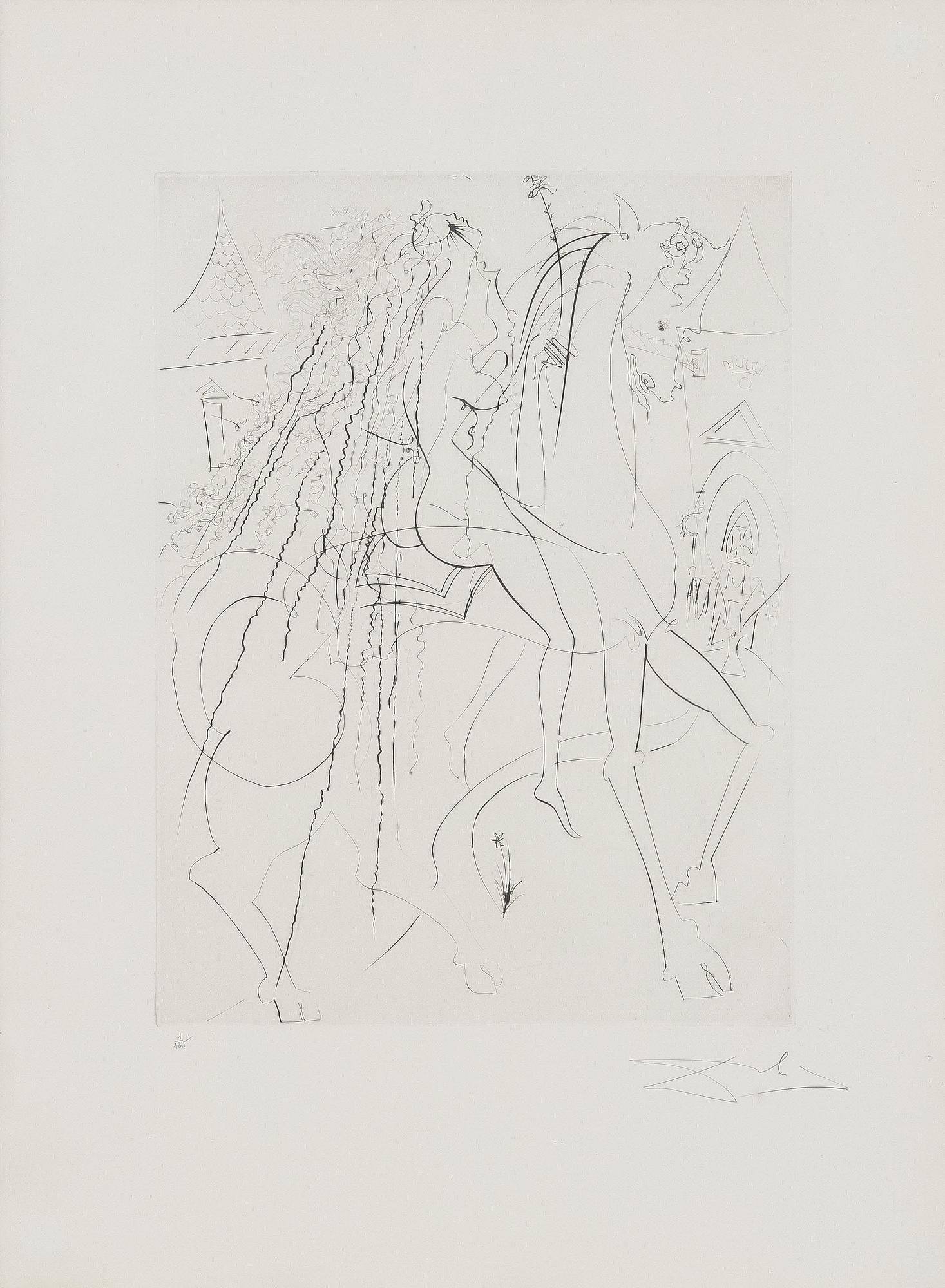 Salvador Dalí, "Lady Godiva".