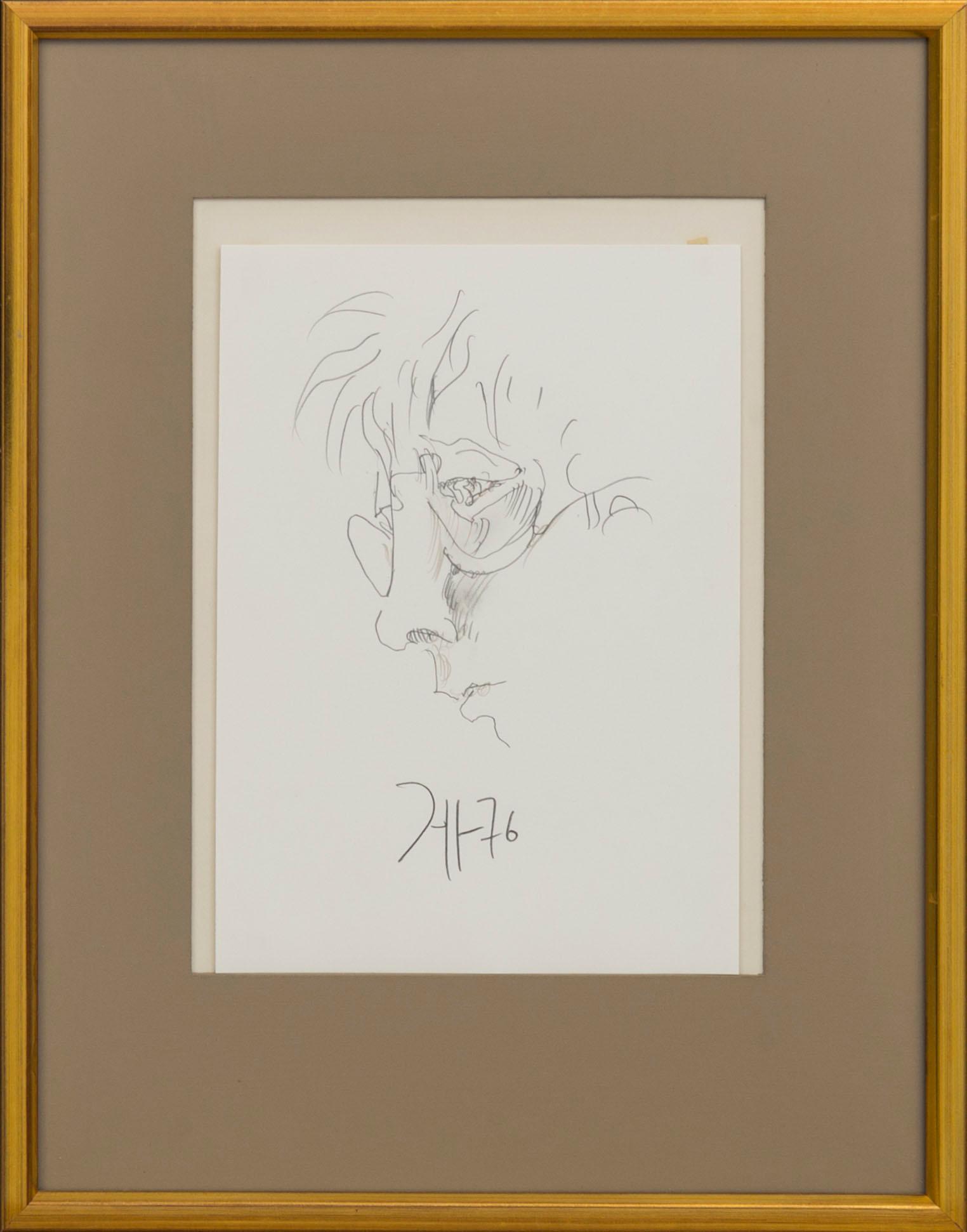 HORST JANSSEN, drawing signed and dated 76.
