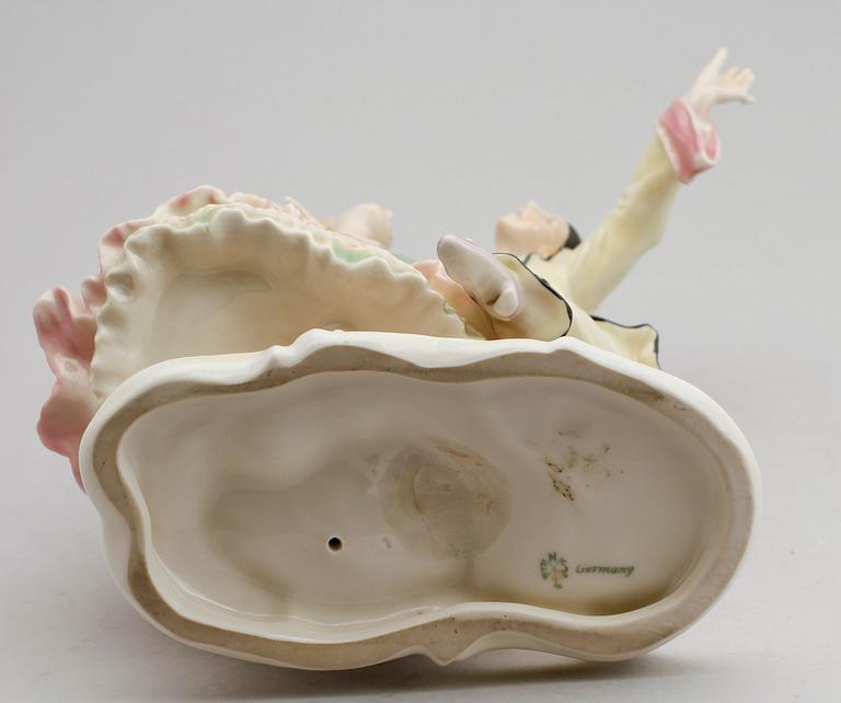 FIGURIN, porslin, Karl Ens, Tyskland, 1900-talets första hälft.