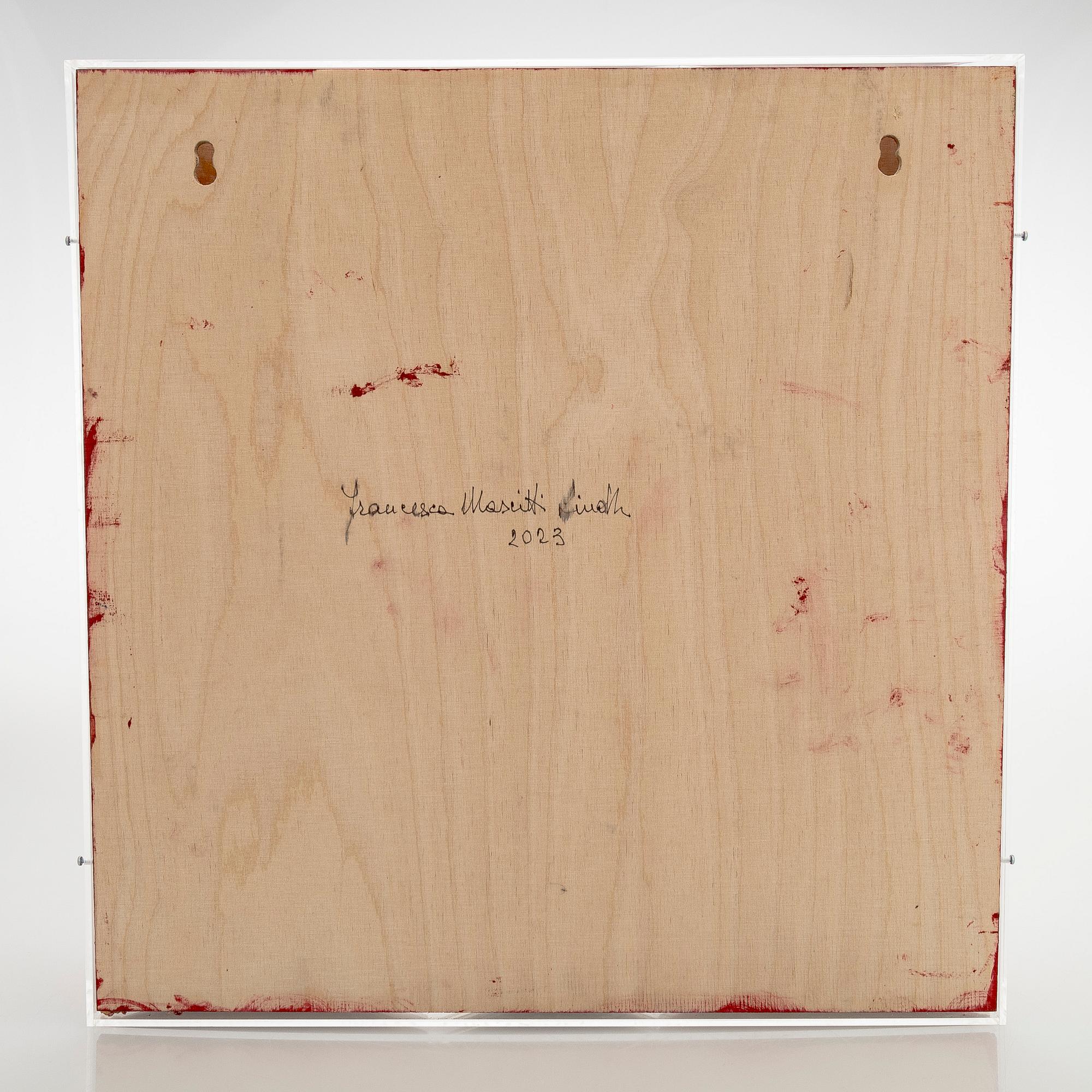 Francesca Mascitti-Lindh, installation "Passione", signerad Francesca Mascitti Lindh 2023.