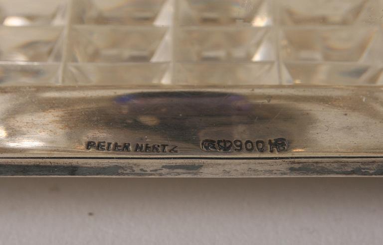 SKRIVSTÄLL, silver, Peter Herz. Troligen Danmark.