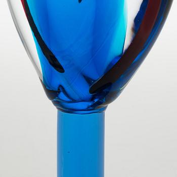 Oiva Toikka, skulptur, "Lollipop", signerad Oiva Toikka, Nuutajärvi 2004 135/200.