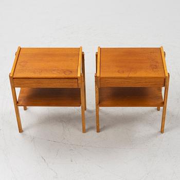 A pair of bedside tables, AB Carlström & Co Möbelfabrik, 1960's.