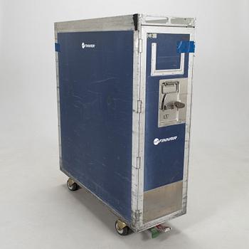 A late 20th century ariline / airplane trolley for Finnair.