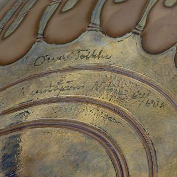 Oiva Toikka, lasilintu, "Villihanhi", signeerattu Oiva Toikka Nuutajärvi Notsjö 69/1000.