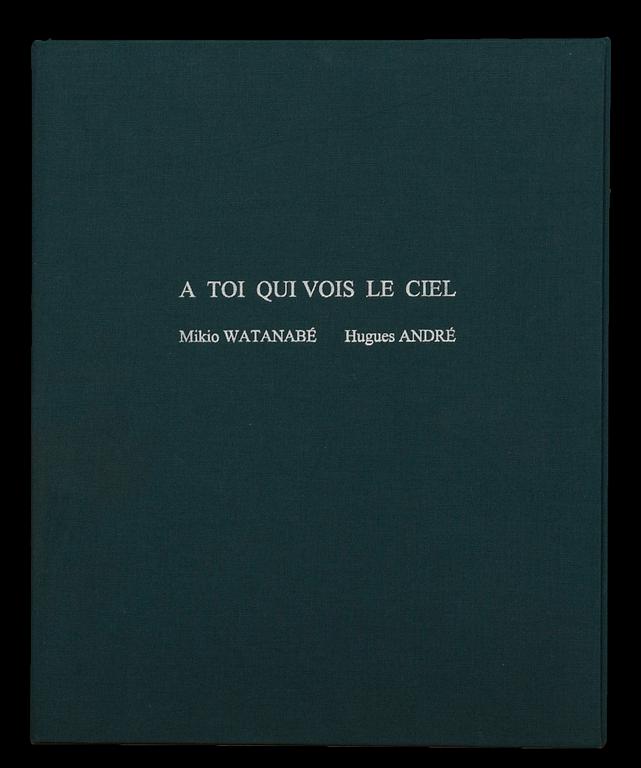 5 PRINTS BY MIKIO WATANABE, POEMS by HUGUES ANDRÉ.
