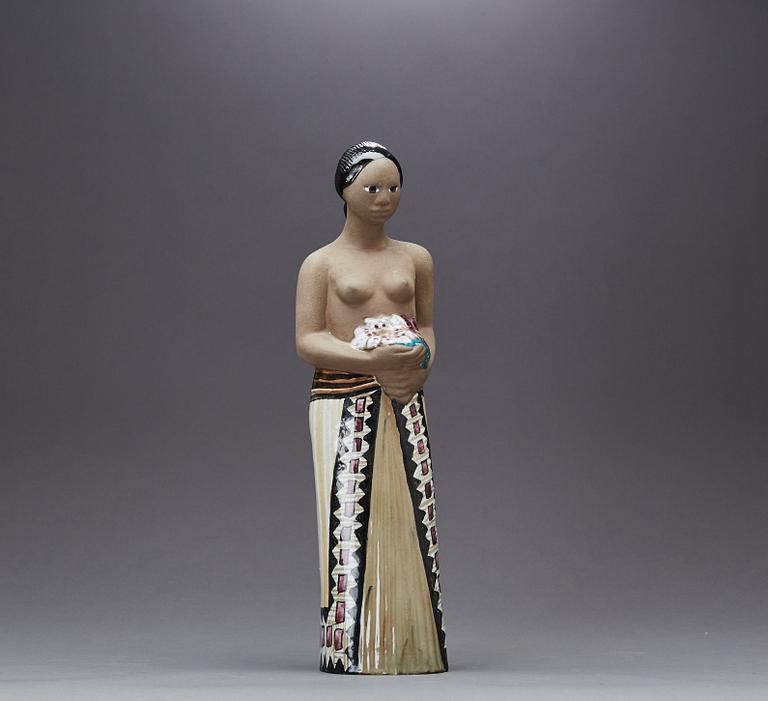FIGURIN, signerad Mari Simmulson, Uppsala Ekeby, 1900-talets senare del.