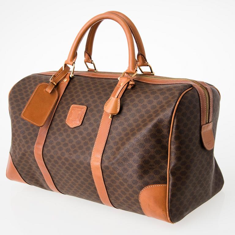 CÉLINE, Vintage Macadam Duffel 45 Bag.