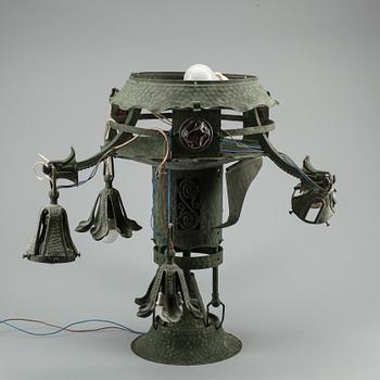 TAKLAMPA, jugendstil, 1900-talets första hälft.