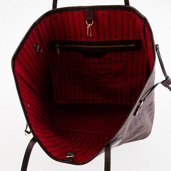 LOUIS VUITTON Neverfull MM Damier Bag.