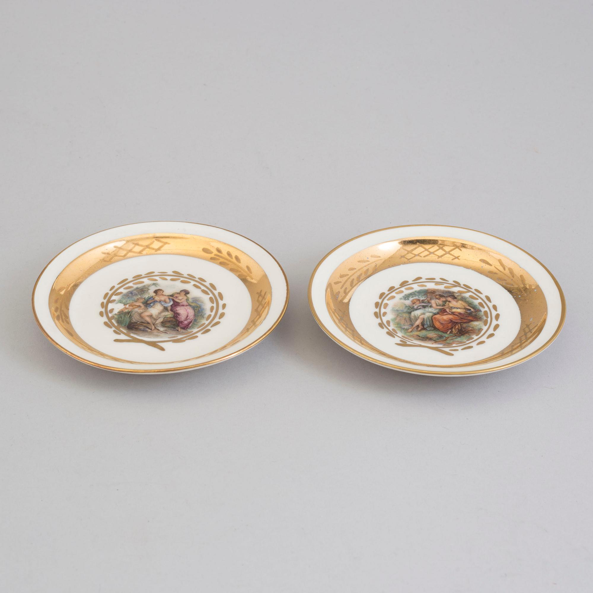A Royal Copenhagen part service, 20th century (6 pieces).