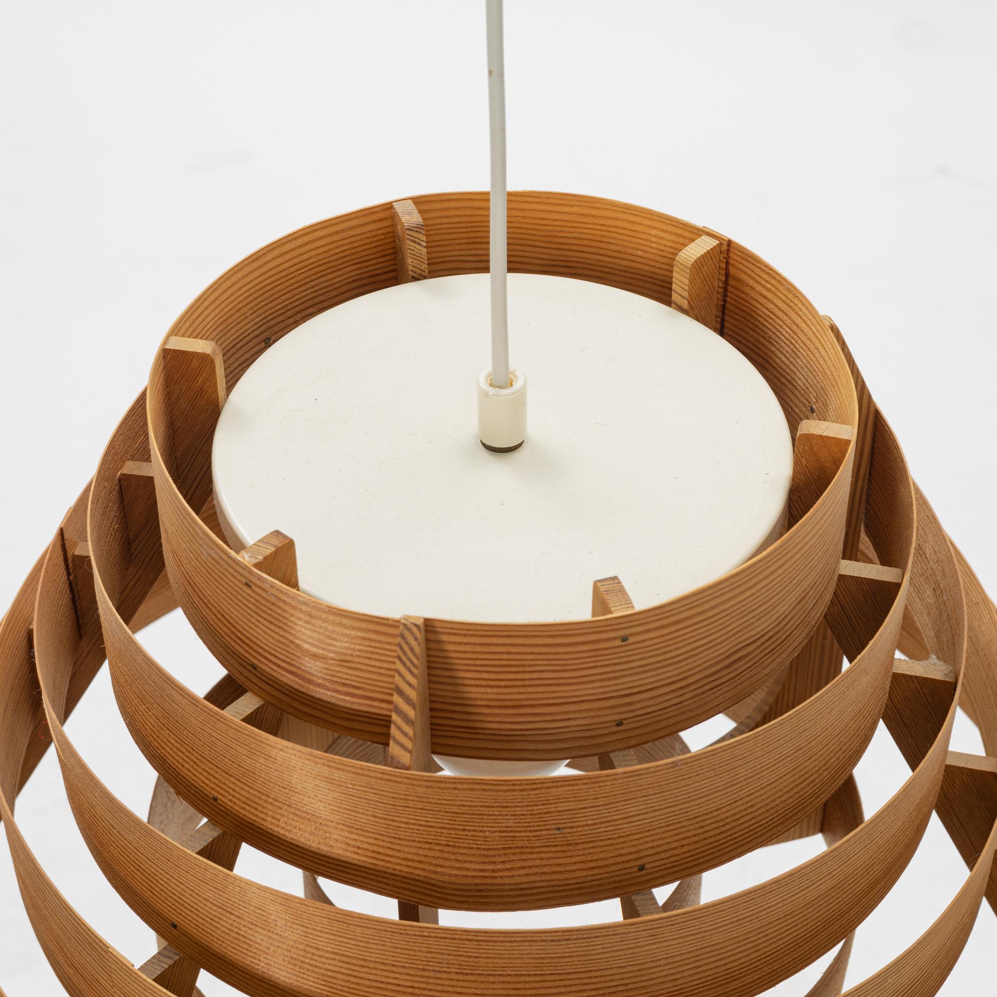 Hans-Agne Jakobsson, a 'T-454/Buttle' ceiling light, Ellysett AB, Markaryd, Sweden.
