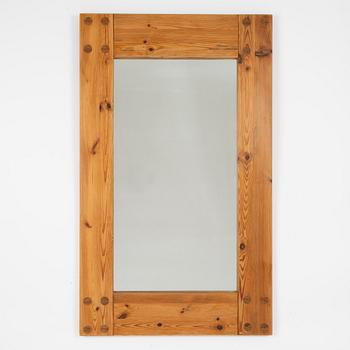 Sven Larsson, bench and mirror, Möbel-Shop AB, 1970s.