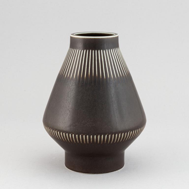 Carl-Harry Stålhane, a stoneware vas for Rörstrand, Sweden.