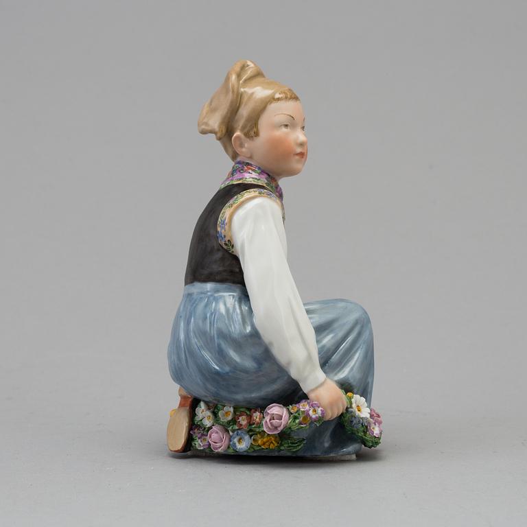 A Royal Copenhagen porcelain figure, 'Amager', Denmark, 1950s.