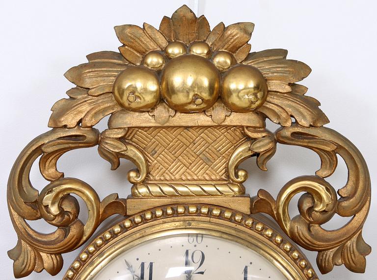 VÄGGUR, empirestil, 1900-talets början. C.L Malmsjö & Co, Göteborg.