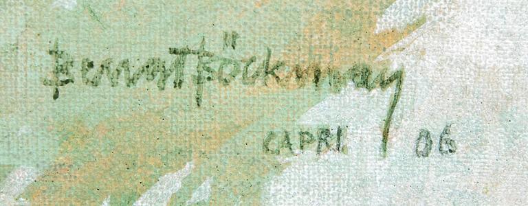 Bengt Böckman, olja på duk signerad och daterad 2006.