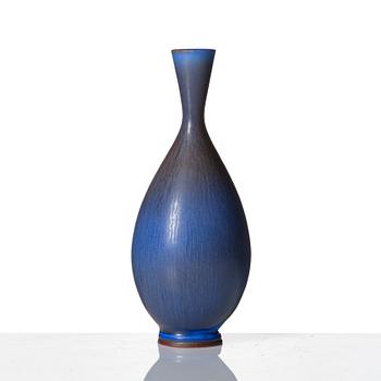 Berndt Friberg, two stoneware vases and a bowl, Gustavsberg studio, Sweden 1962-65.