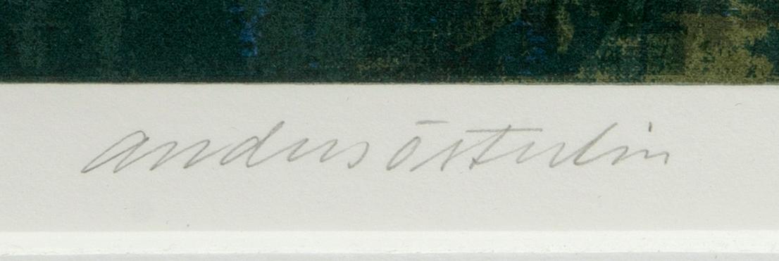 Anders Österlin, colour serigraphy, signed 131/150.