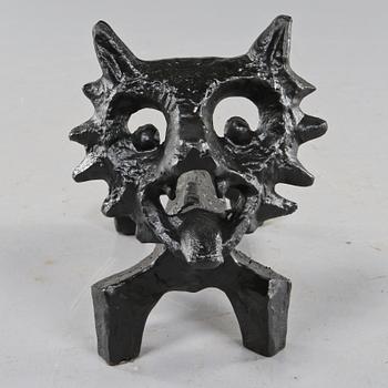 ELDHUND, gjutjärn, "Räven", Olle Hermansson, Husqvarna, 1900-talets andra hälft.