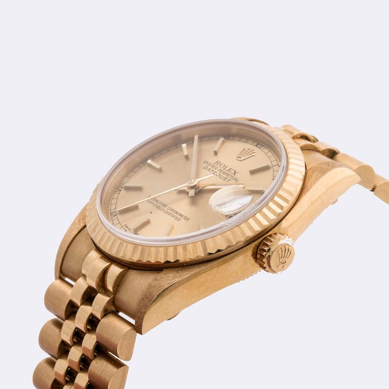 ROLEX, Oyster Perpetual, Datejust, Chronometer, wristwatch, 31 mm.