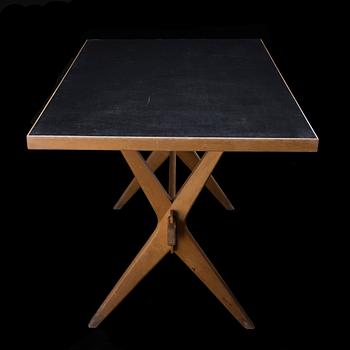 ILMARI TAPIOVAARA, X-LEGGED TABLE. Keravan puuteollisuus, 1940s.