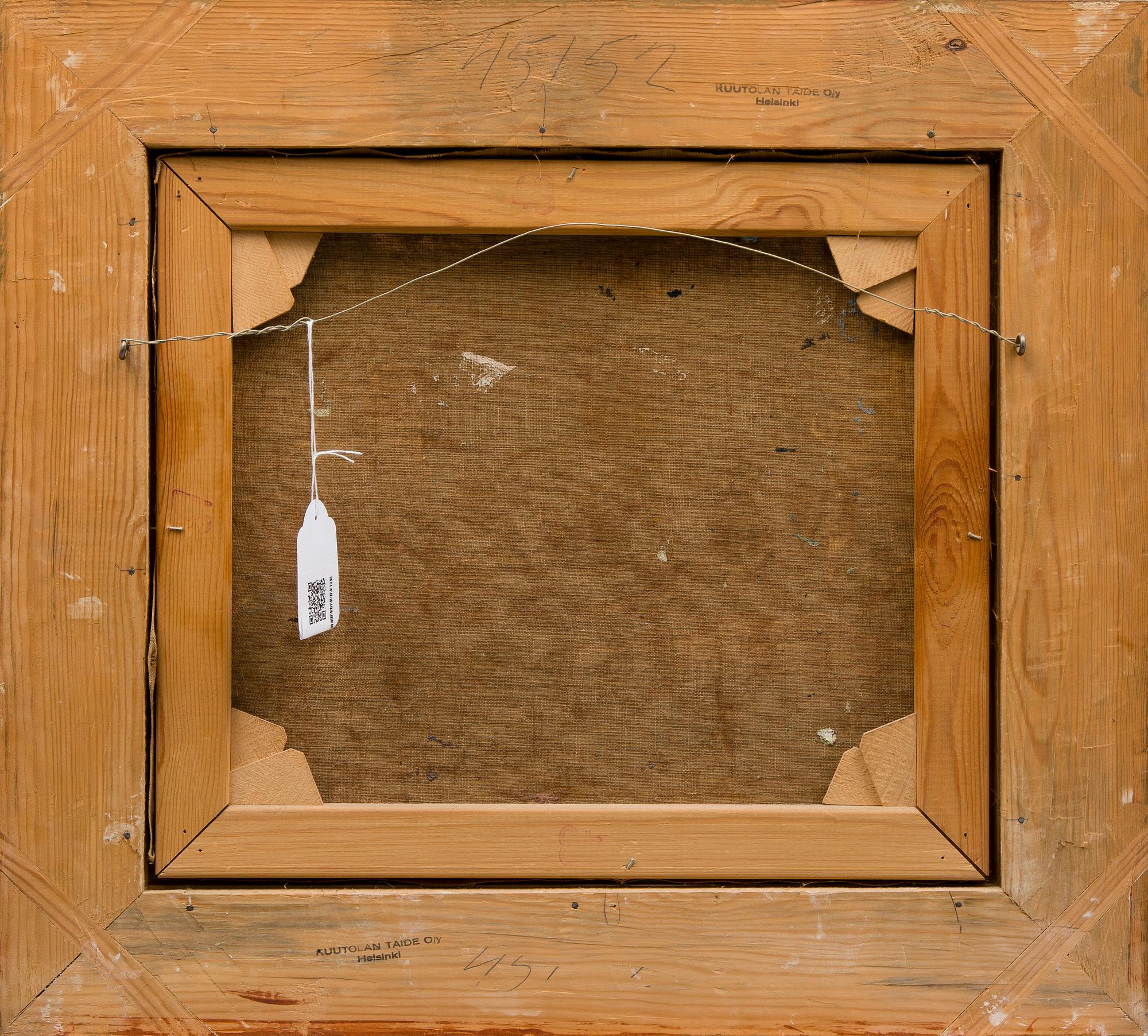 PER ÅKE LAURÉN, öljy kankaalle, signeerattu ja päivätty -35.