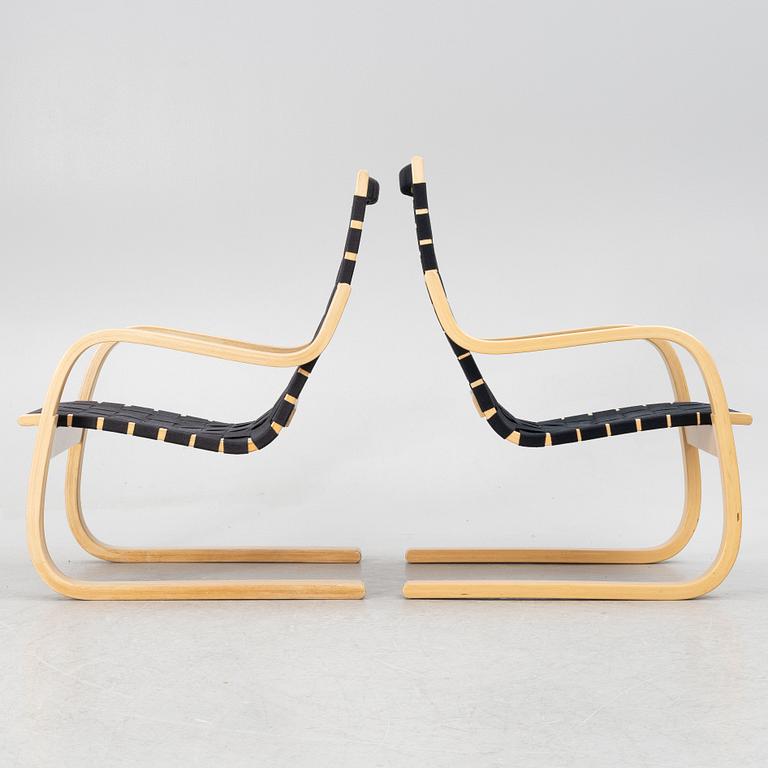 Alvar Aalto, fåtöljer, ett par, modell 406, Artek.
