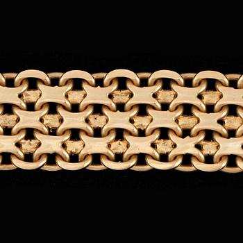 ARMBAND, 18k guld. Vikt ca 48 gram.