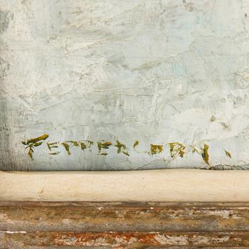 ARTHUR DOUGLAS PEPPERCORN, oil on board, signed.