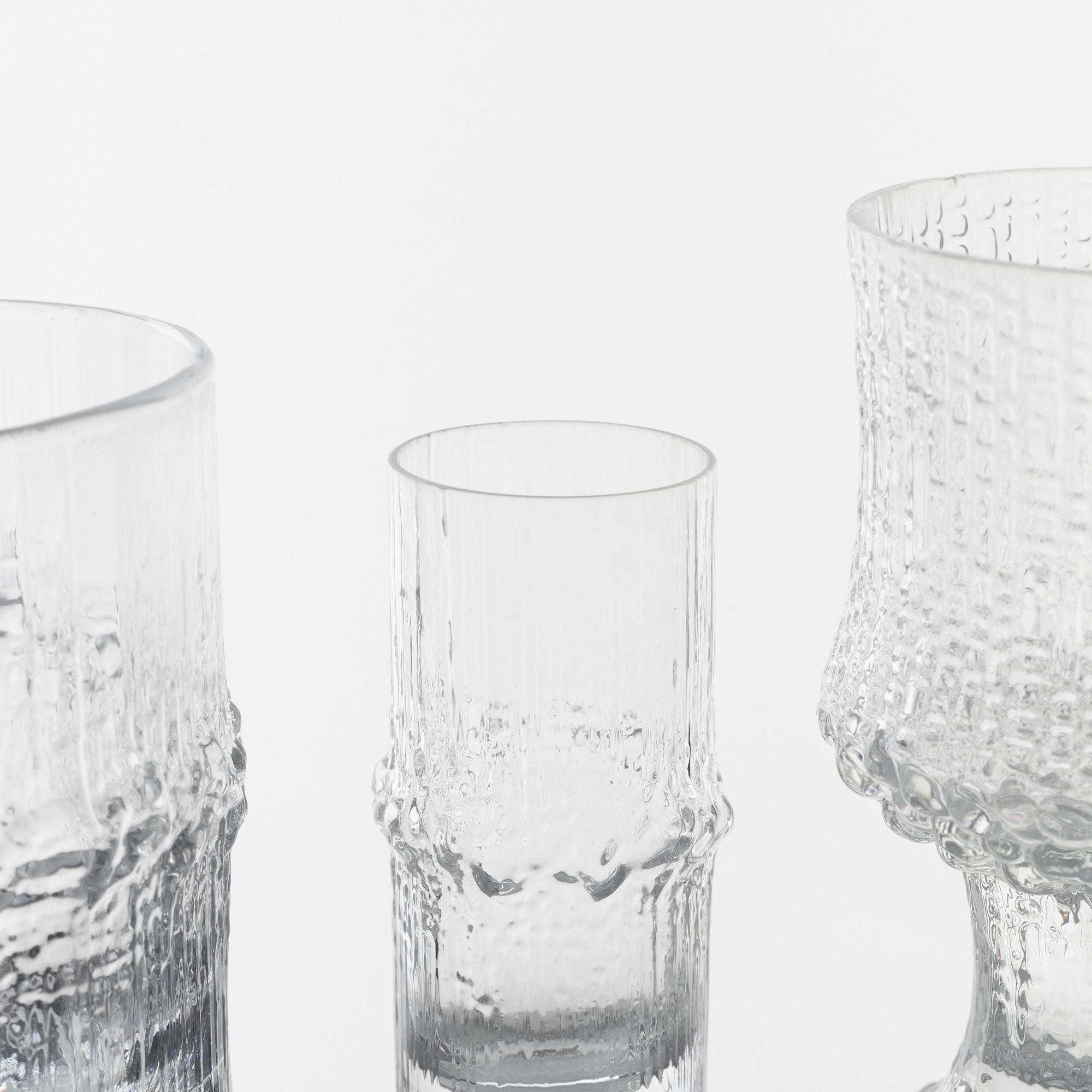 Tapio Wirkkala, glasservisdelar, 39 st, "Ultima Thule" och "Niva", Iittala, Finland.