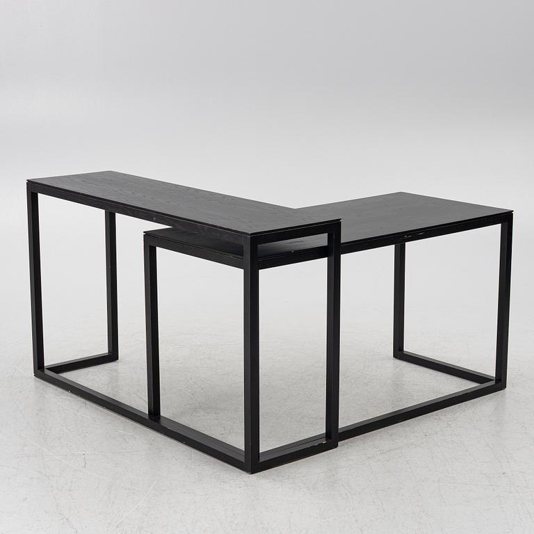 Ulla Christansson, desk and side table, "Trio", Karl Andersson & Söner, Huskvarna.