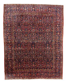 A carpet, semi-antique Kashan, a so-called Dabri, ca 394,5 x 310 cm.