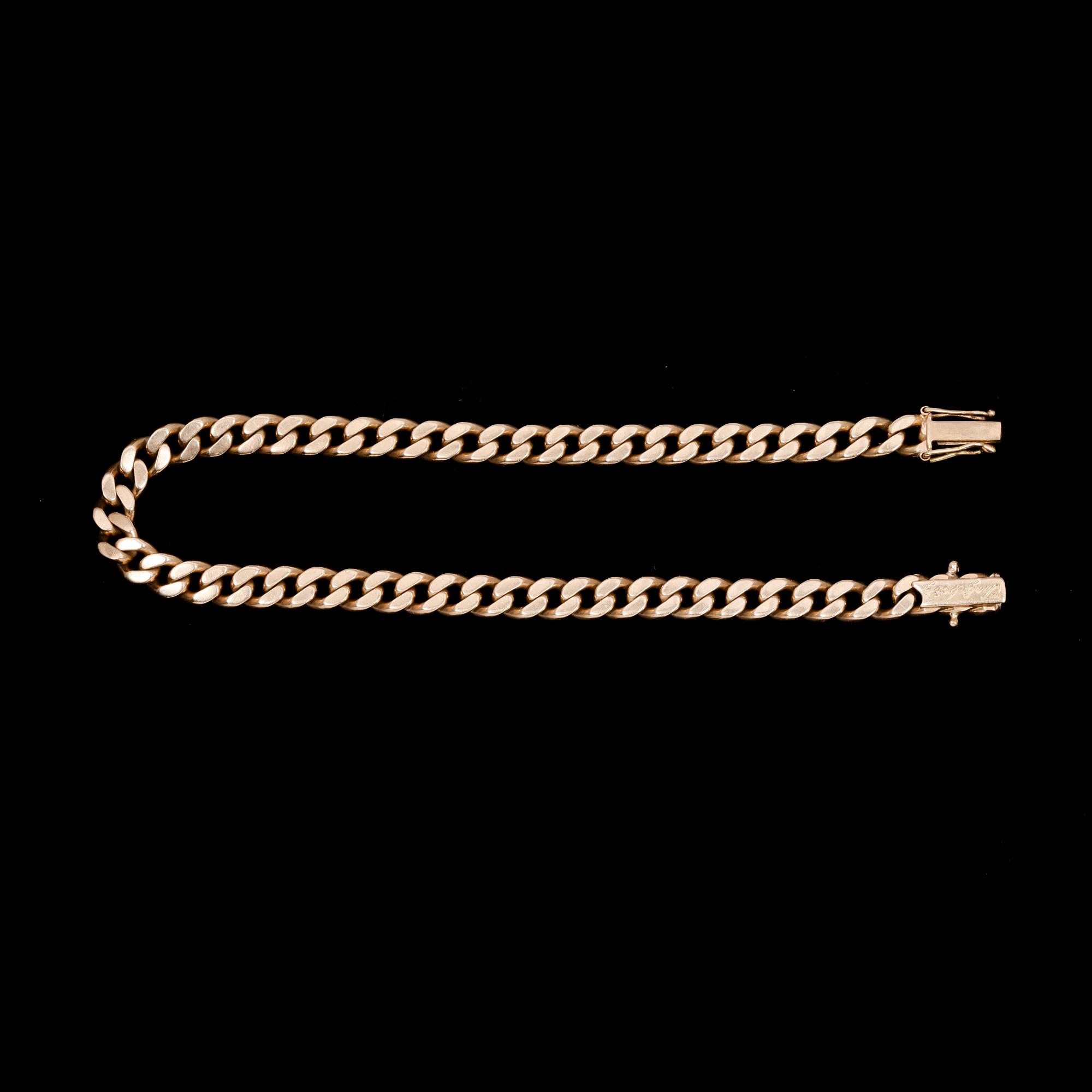 ARMLÄNK, 18k guld. Vikt ca 20 g.