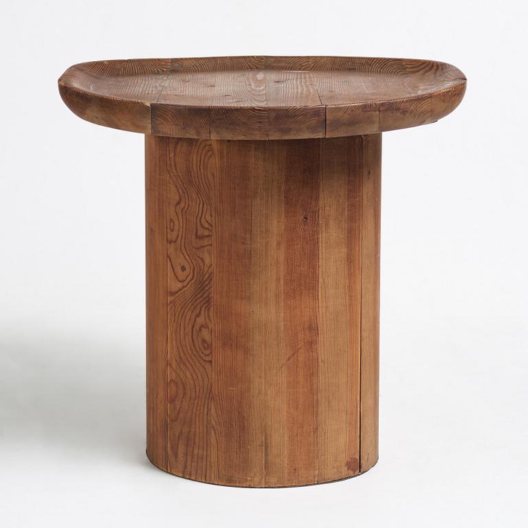 Axel Einar Hjorth, a stained pine "Utö" table, Nordiska Kompaniet, Sweden 1930's.