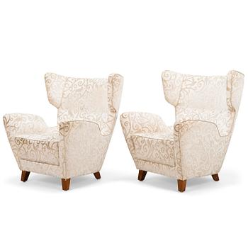 A pair of mid 1960's 'Sebastian' armchairs for Lepokalusto.