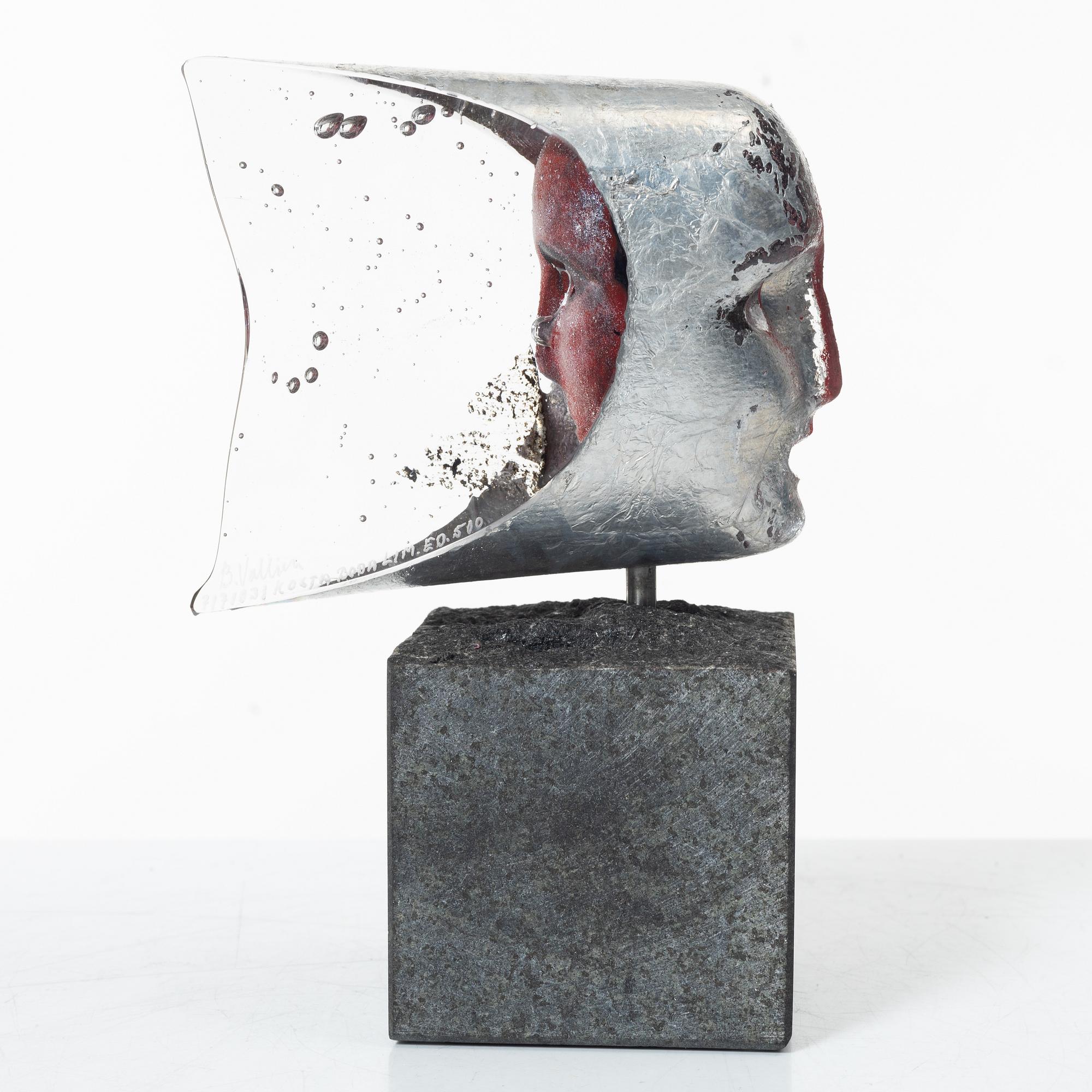 Bertil Vallien, sculpture, Limited Edition, Kosta Boda.